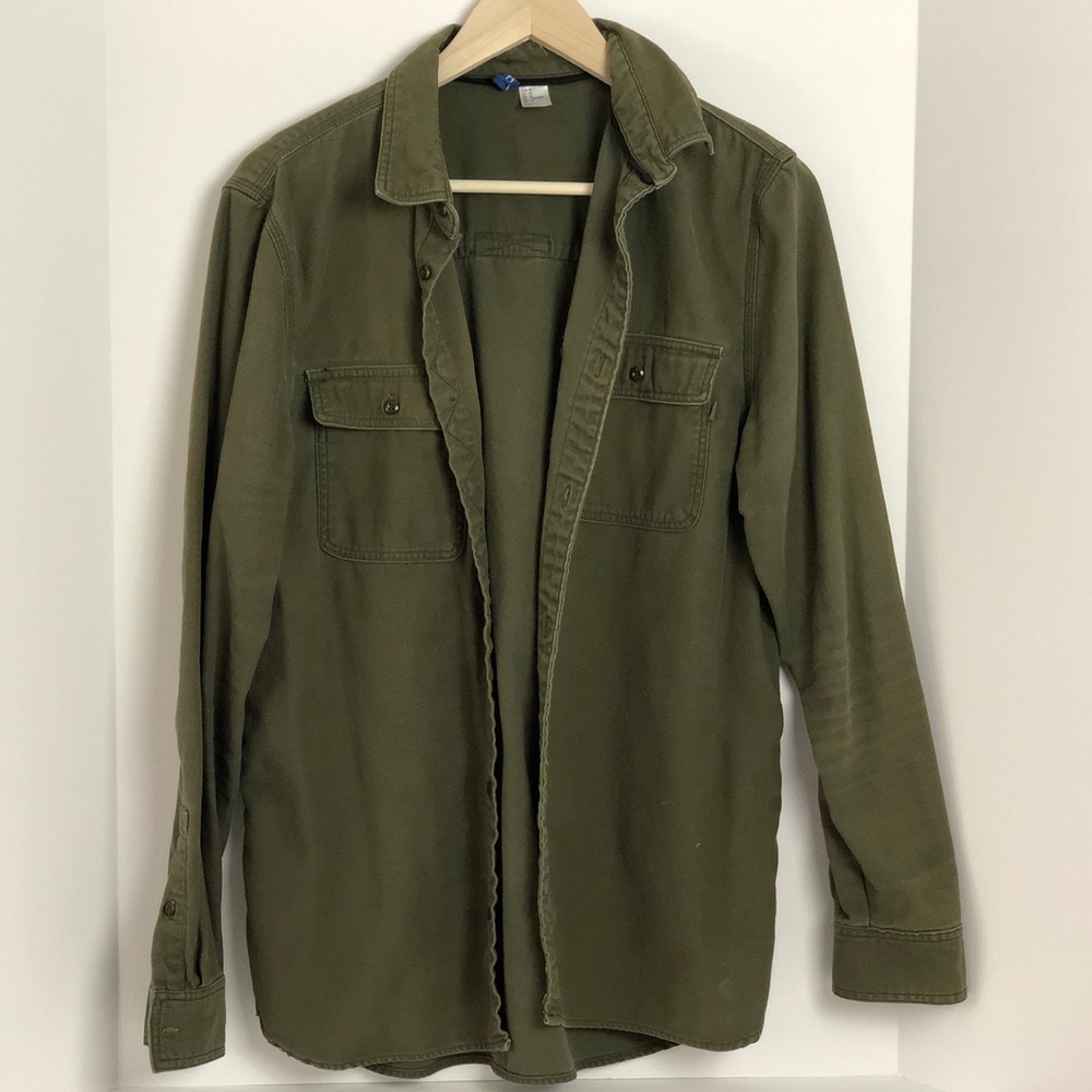 H&M Green Men Jacket Size M